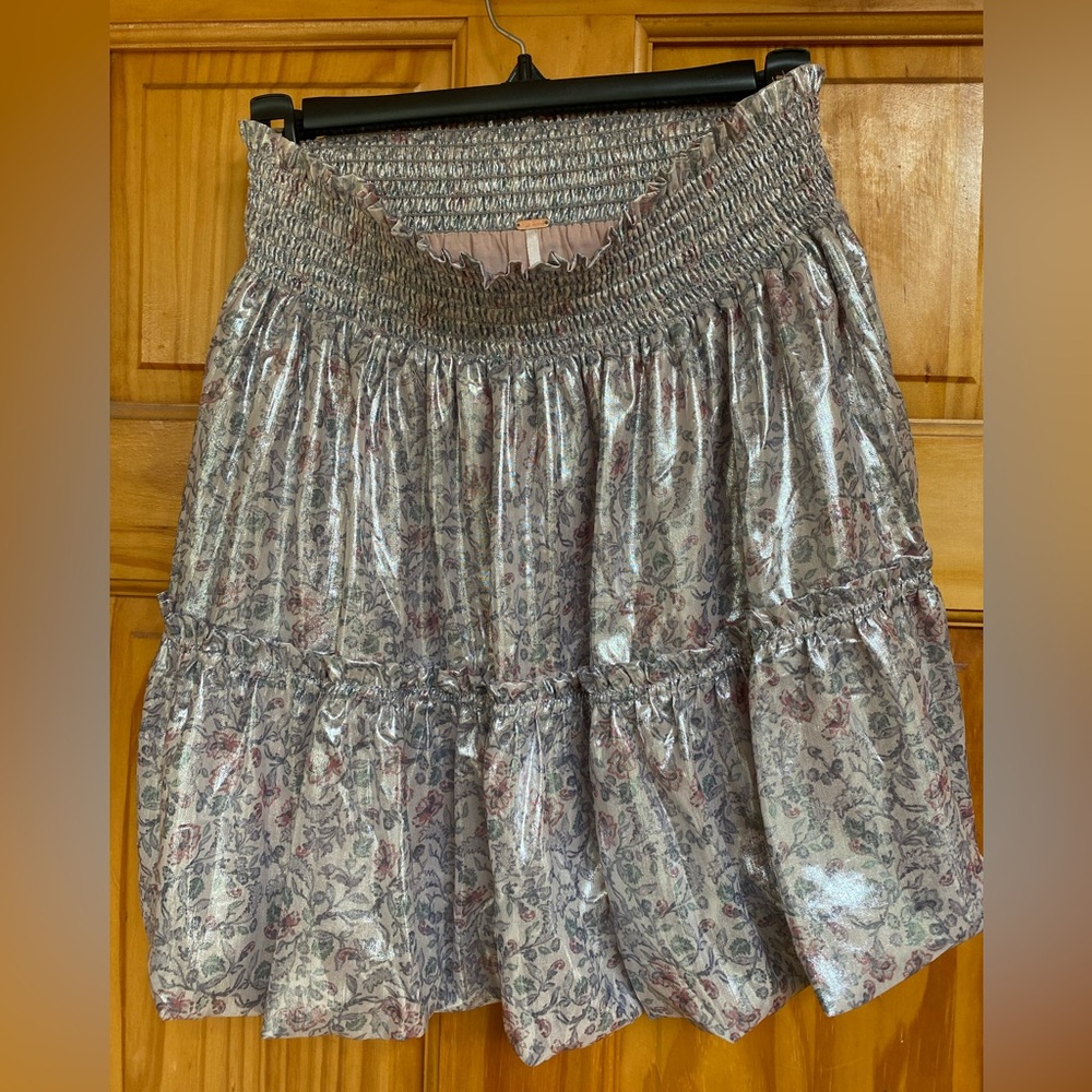 Free People Floral Skirt
